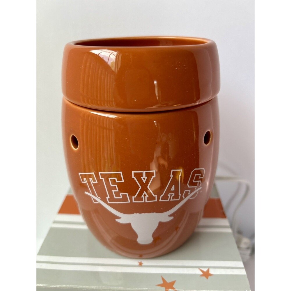 Scentsy University of Texas Longhorns Campus Collection Wax Warmer Full Size EUC - Picture 3 of 10